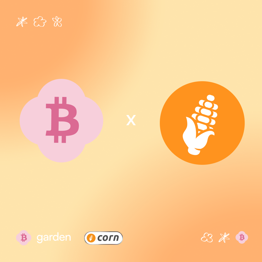 Bridge Bitcoin to Corn in Seconds